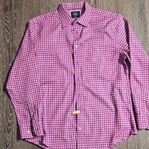 Charles Tyrwhitt Purple and White Windowpane Dress Shirt Check Picture